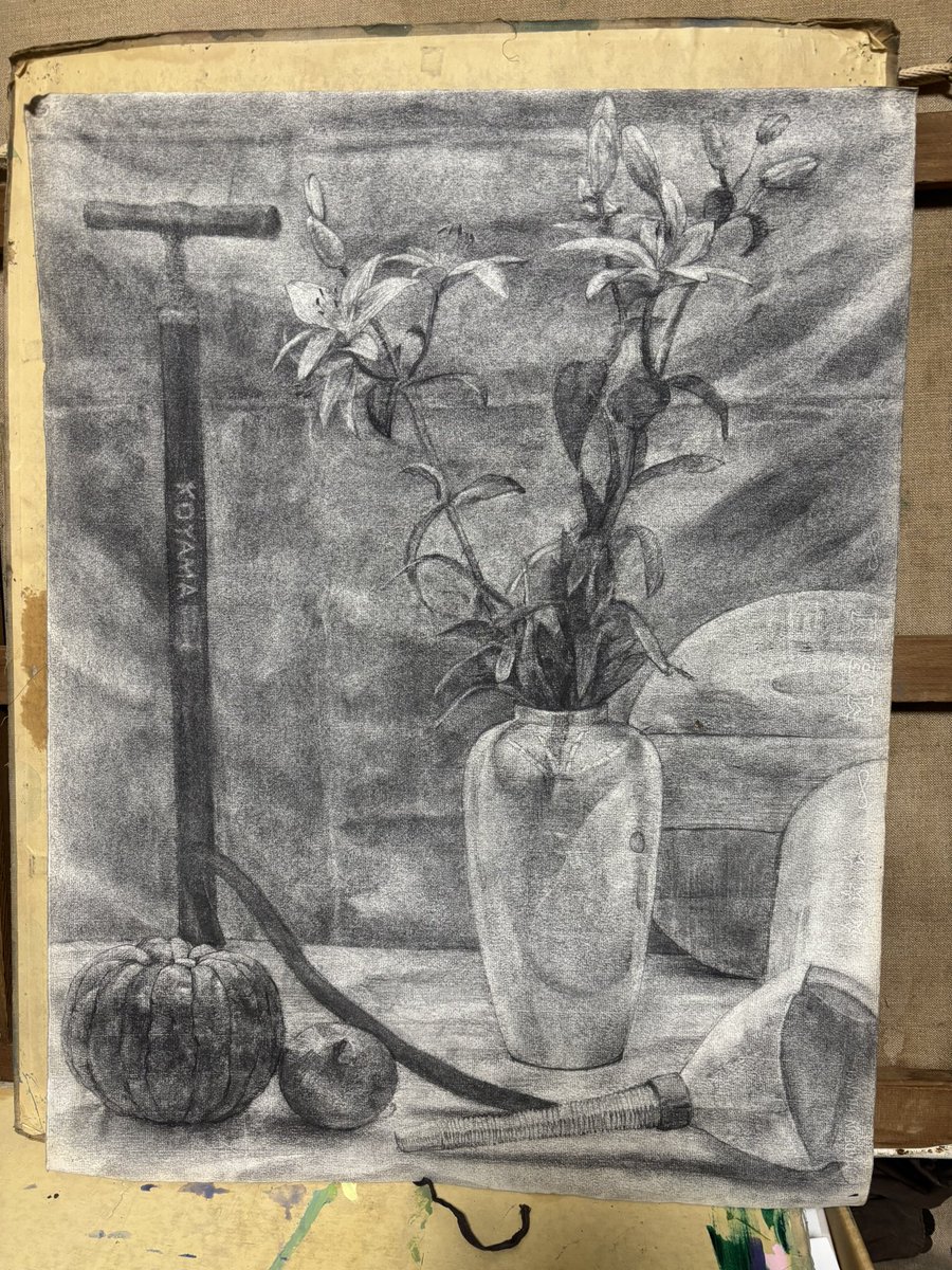 スクーリング 木炭静物デッサン 感想\u0026評価｜𝕜𝕚𝕨𝕚(ソフィ), image size:900x1200