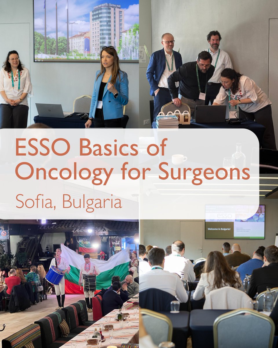 European Society of Surgical Oncology (ESSO) tweet media
