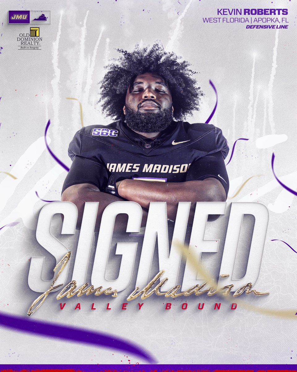 JMUFootball's tweet image. Welcome to the Valley, @KevinRobertsss. 

#GoDukes