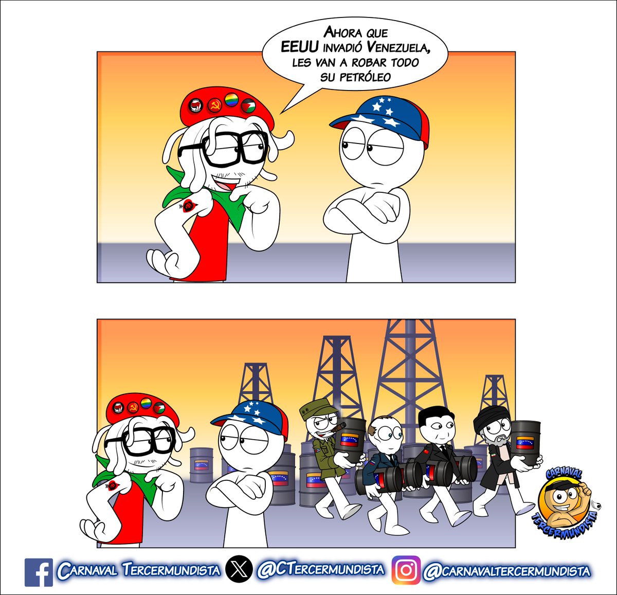 ¿Alguien por favor quiere pensar en el petróleo? 😭