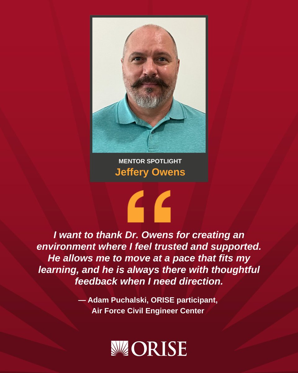 Experience ORISE Internships and Fellowships tweet media