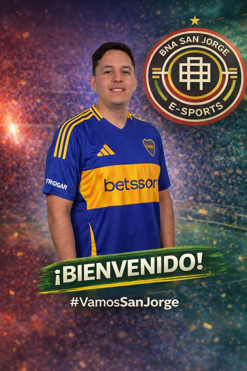 🔴🟢 ¡BIENVENIDO, <a href="/CharlyHuman/">CharlyHuman</a> ! 🟢🔴

🏆 Campeón de la eLPF
🇦🇷 Representante de la Selección Argentina

Se suma al plantel de San Jorge para aportar jerarquía, experiencia y mentalidad ganadora en esta nueva etapa.

¡Muchos éxitos con esta camiseta! 💪⚽🎮