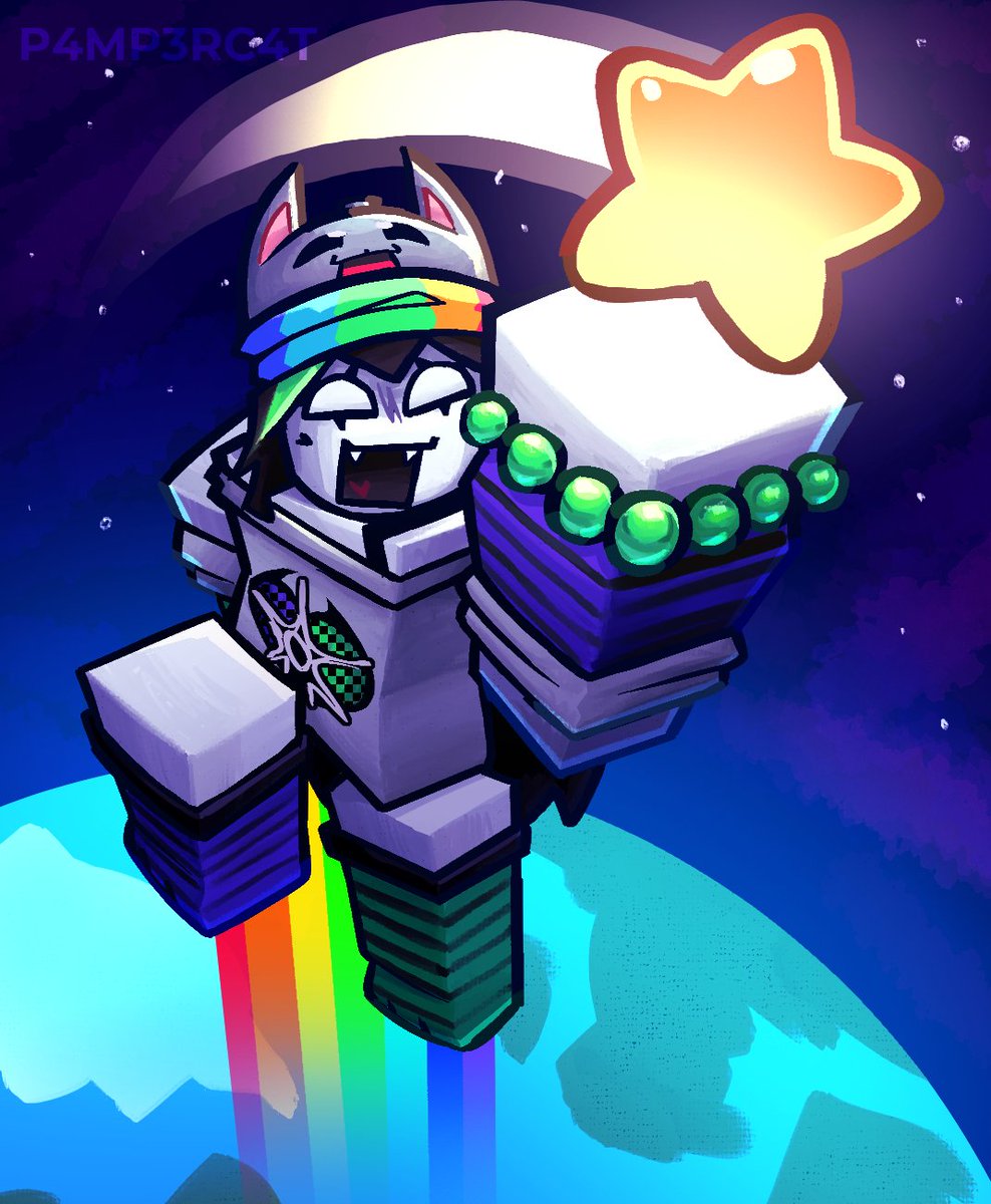 Reaching for the stars. 

#ROBLOX  #robloxart  #robloxasym #COMPANYPROTOCOL