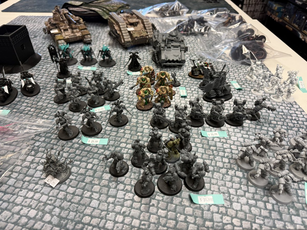 RetroExchangeAZ's tweet photo. Hobby Forge Warhammer Pokémon Magic auction! https://t.co/CfzlKsl9aD #warhammer #whatnot #hobbyforge https://t.co/cH87L6WGXJ