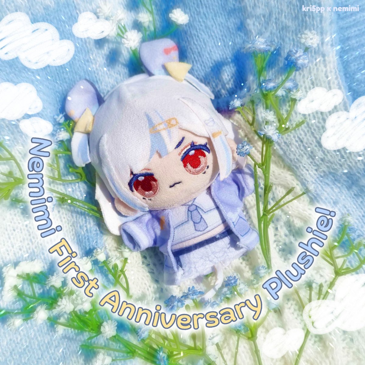 ⭐️ Nemimi Yane x kri5pp⭐️

Happy first anniversary <a href="/NemimiYane/">Nemimi🐁🪤VTuber</a>!!! Our first anni plushie collab is finally out, lets celebrate the mousey together!!

🐁 #1stMimiversary
🪤 9th - 31st Jan
👑 kri5pp.carrd.co/#preorder-merch