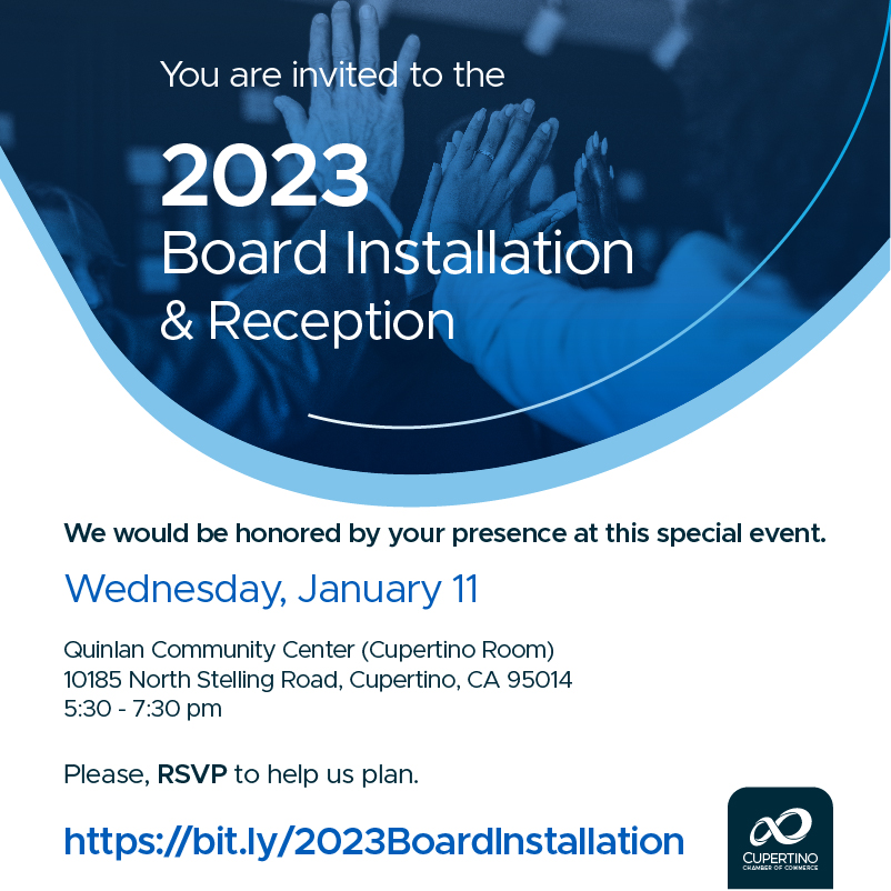 You are cordially invited to welcome the 2026 Cupertino Chamber Board of Directors. - mailchi.mp/cupertino-cham…