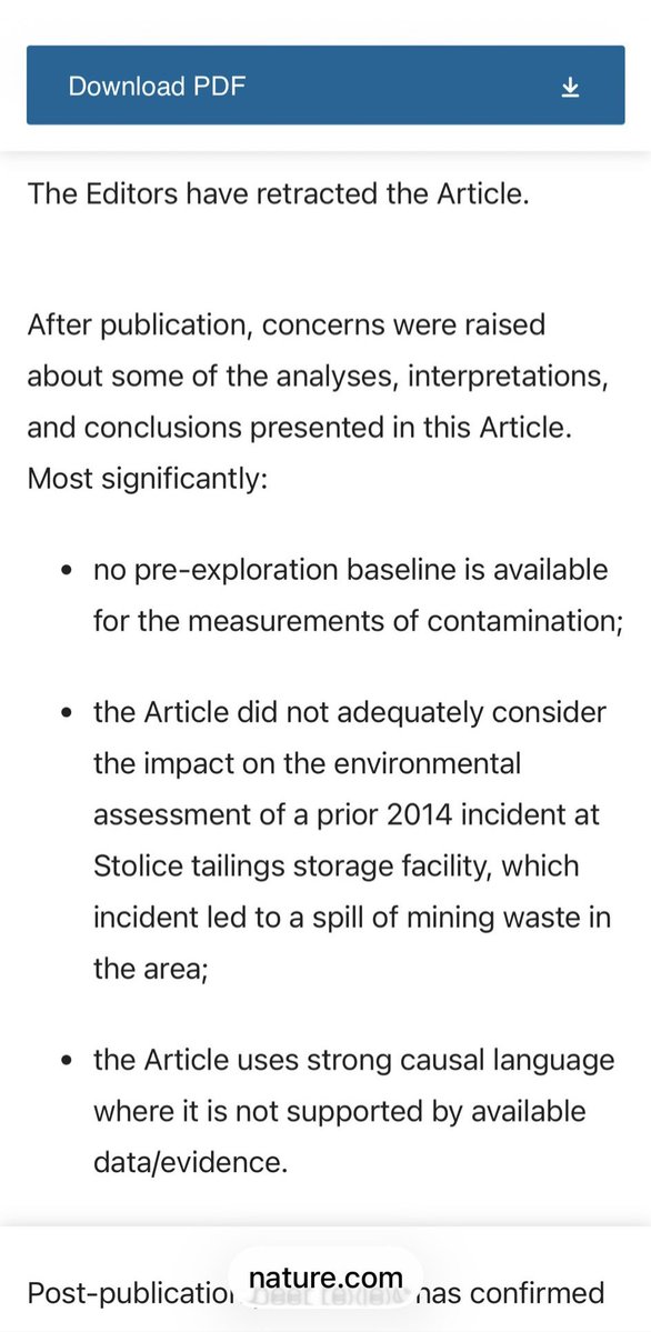 i_videnovic's tweet image. Kraj priče o "fantastičnom radu naših naučnika u vodećem svetskom naučnom časopisu Nature" (istina: Scientific Reports, Journal Impact Factor 3.9), na kome je bazirana celokupna antilitijumska i antirudarska kampanja i politički profili ekoloških pokreta, opozicioni predlog…
