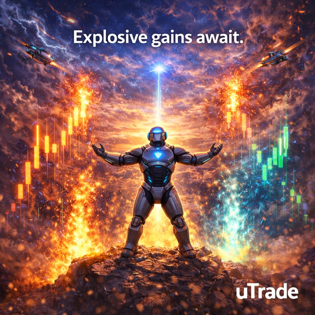 Explosive gains await.

The market doesn’t rise gently — it erupts.
Opportunities surge in moments most people are too afraid to act.

Success goes to the traders who stay ready when the world starts shaking.
With uTrade, you’re not hoping for momentum — you’re positioned for it.