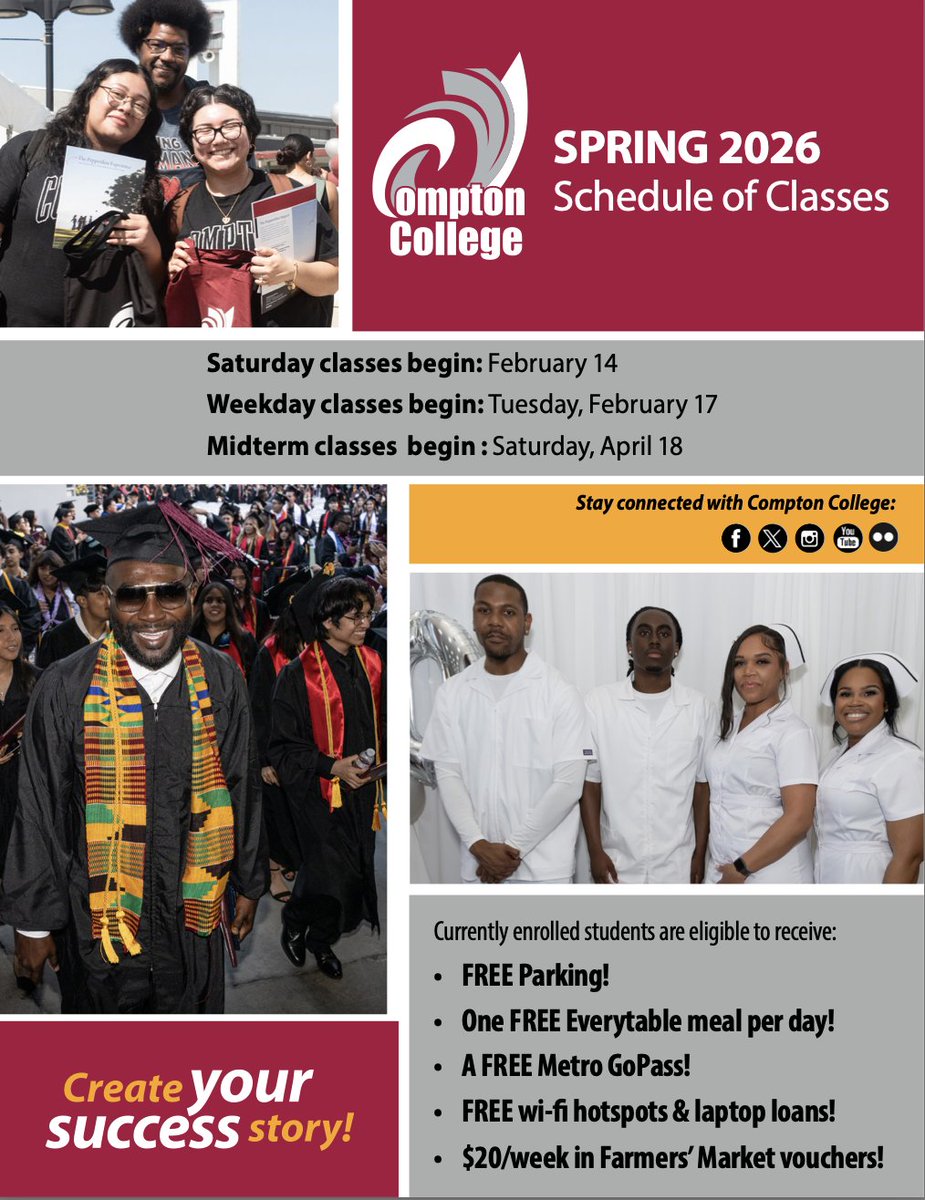 Compton College tweet media