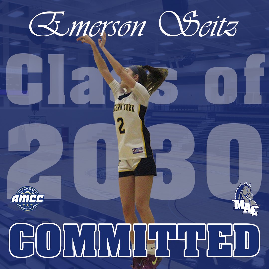 emerson_seitz's tweet photo. COMMITTED💙🤍- I’m so excited to announce that I will further my academic and athletic career at Mount Aloysius College!! Thank you to my family and all of my coaches who have guided me throughout my career. Huge thanks to @coach_geese for making this possible!! https://t.co/OLh0HEmbp4