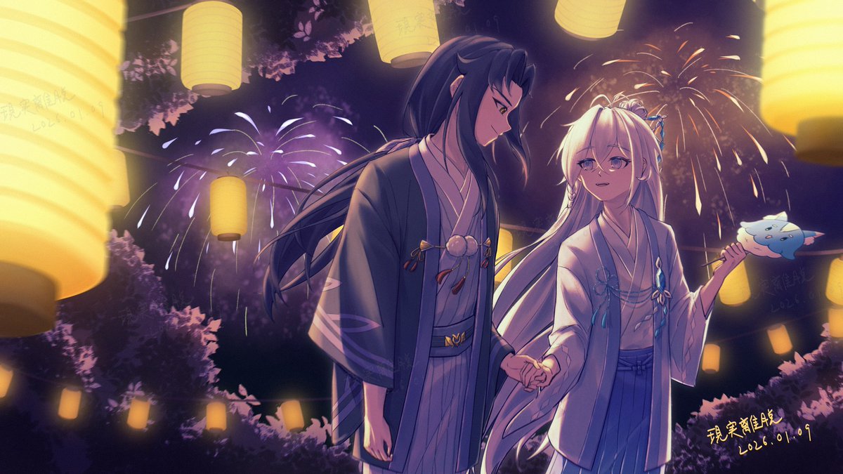 🎆Happy new year！🎇
其实是九月份的图今天才画完……
#E7Art #vildras #빌트라스 #ヴィルラス