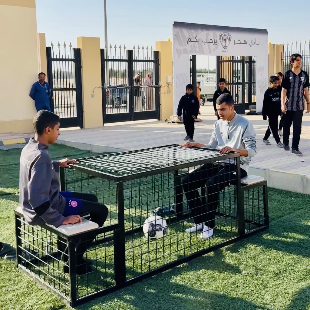 HajerClub's tweet image. 📸 || جانب من الفعاليات المصاحبة لمباراة #هجر_مضر في الجولة السادسة عشر من دوري الدرجة الثانية .