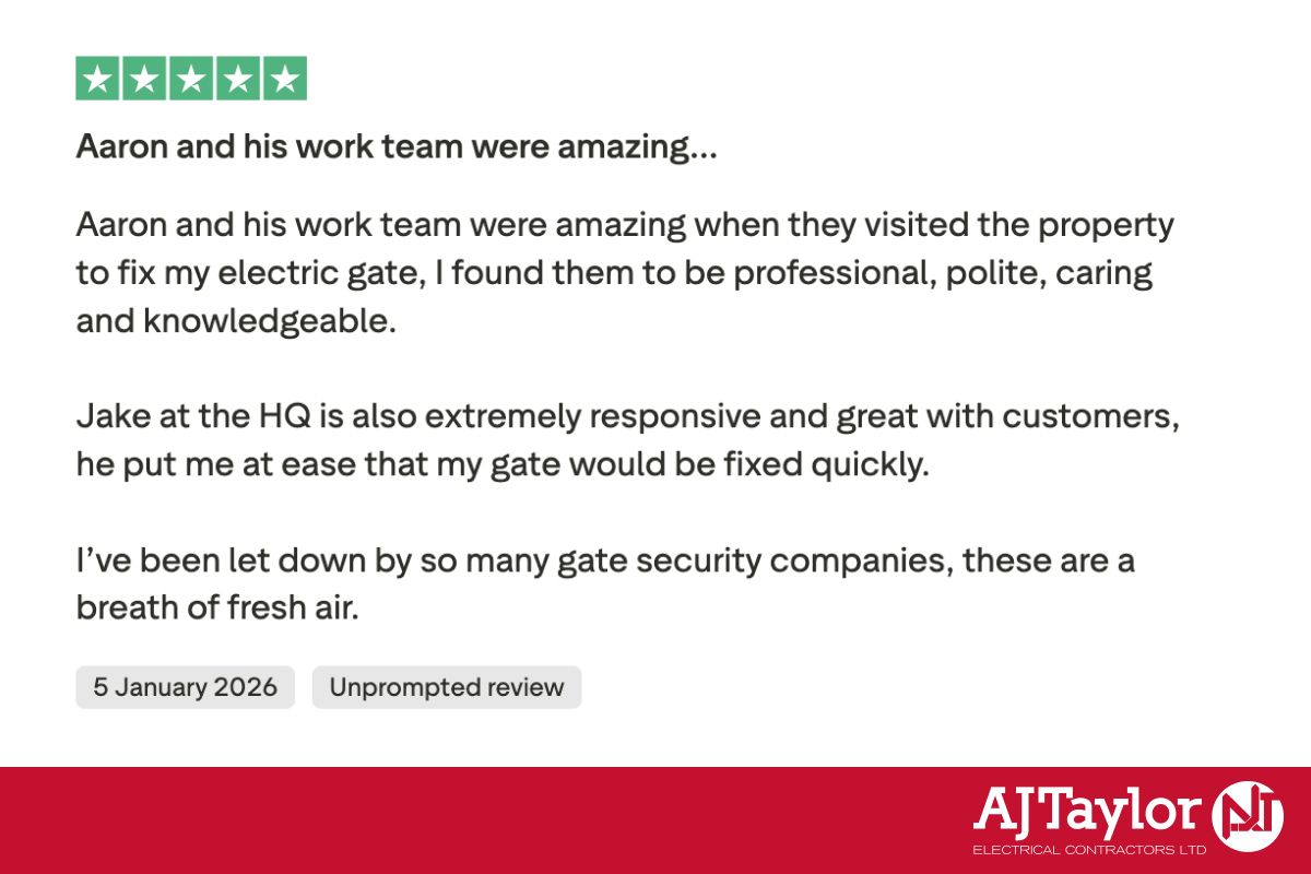 AJ Taylor Electrical tweet media