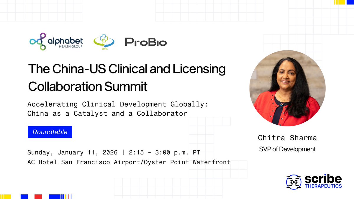 Scribe Therapeutics tweet media
