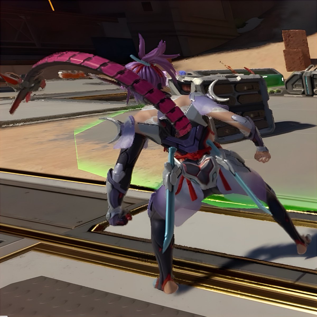 voidog_'s tweet image. 別プレイヤーの三人称視点でオルさんのこと眺めてたら、格闘にも独自のモーションがあることを知った。尻尾で威嚇？しててかわいい。

それと笑顔のオルさんと背中が綺麗なオルさん。