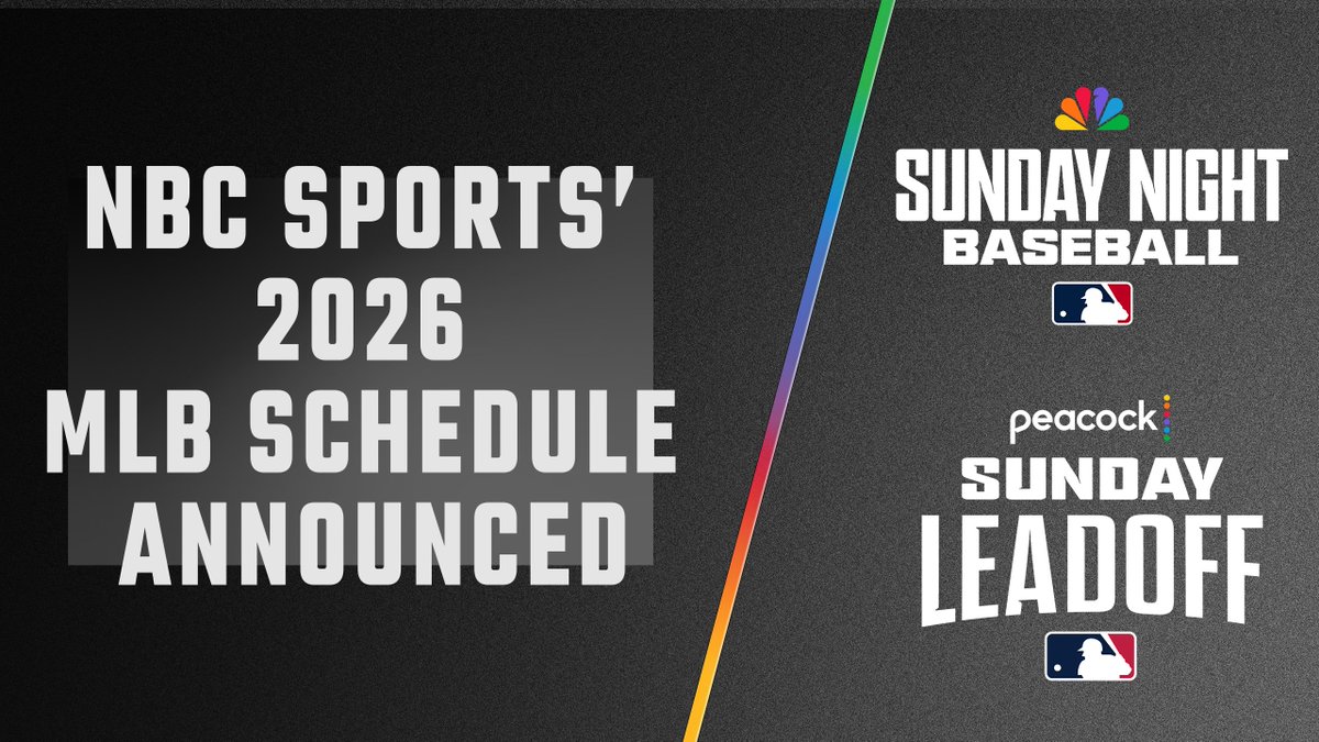 NBCSportsPR's tweet image. Major League Baseball Returns to NBC and Peacock on March 26!

The schedule: 
nbcsports.com/pressbox/press…