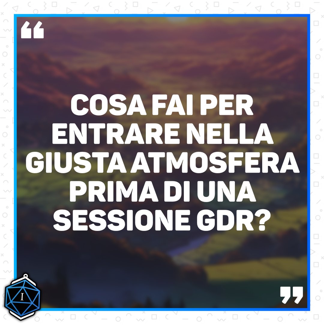 Fate delle sessioni preliminari? Vi organizzate per comprendere meglio il background dei vostri PG? Diteci le vostre idee...