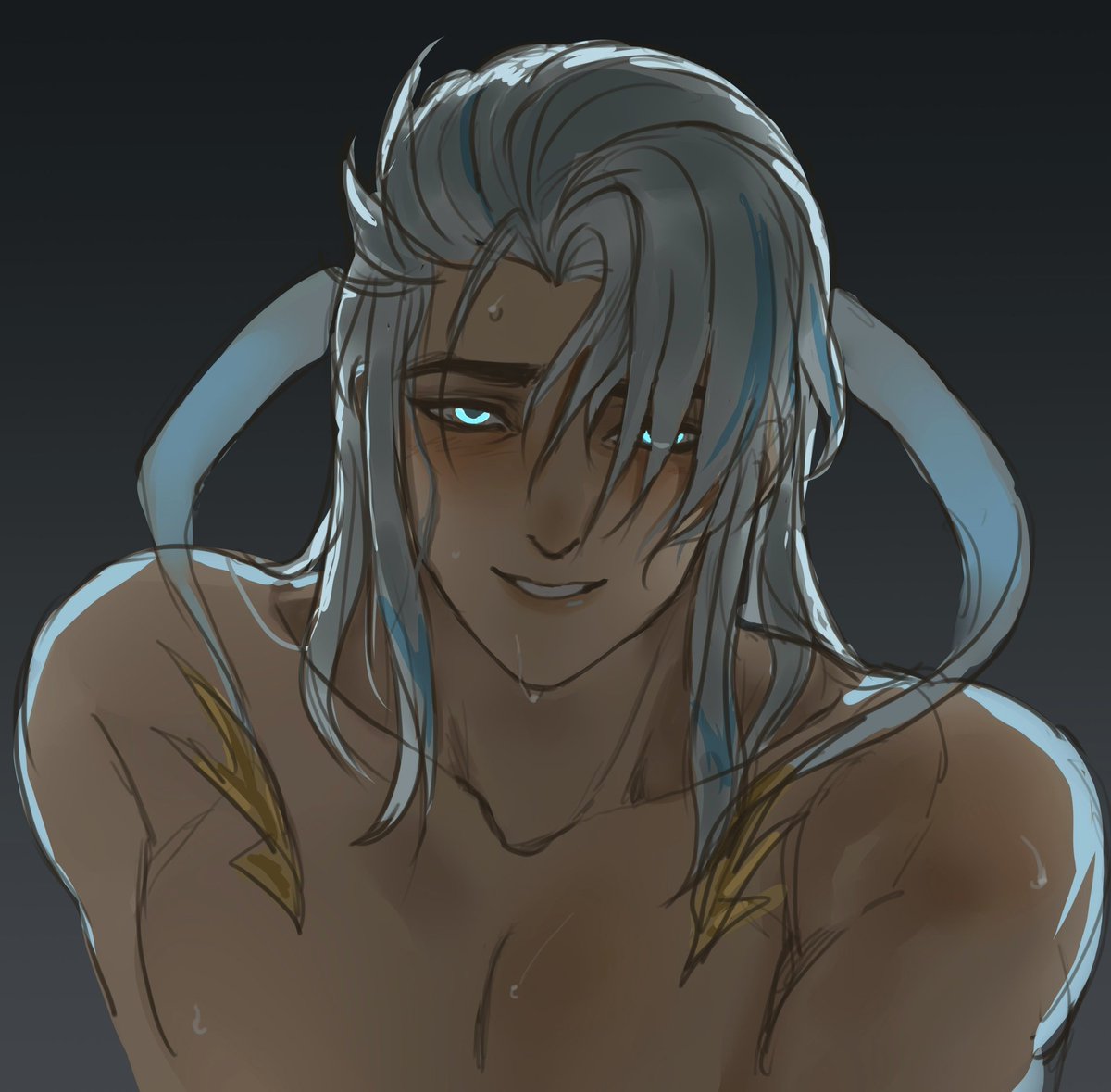 WeiRuler's tweet image. This stupid skin with that weird contact really makes him look like a ghost wtf ( especially in a dark environment lol).
#wuyang