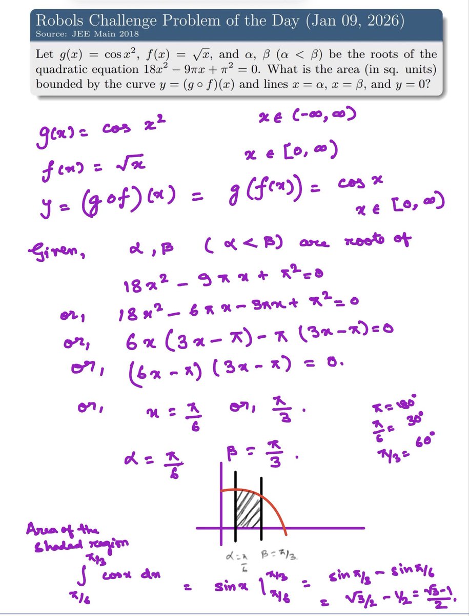 jashu_48's tweet photo. @robolsmath A primer to start your evening. But my mind still on the last Caltech question https://t.co/VycGBRR5bD