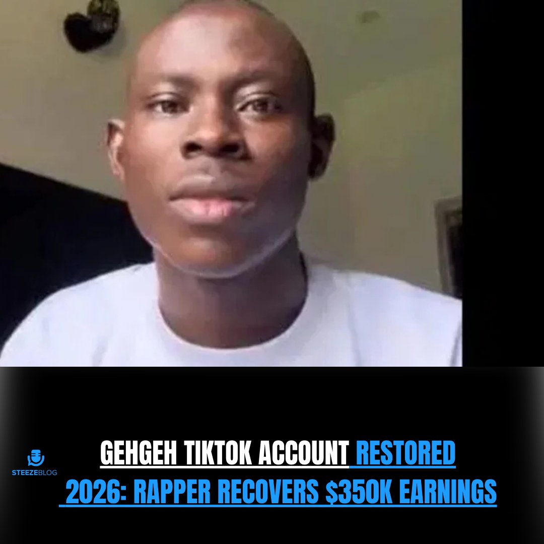 SteezeeBlogg's tweet photo. Tiktoker, Gehgeh,  the “Vice-Chancellor of Wisdom”  express his joy as his tiktok account has been restored. He emphasized that the restoration is a victory for his “students” and proof that his “illiterate-to-millionaire” story cannot be stopped.

#youngjonn #otedolabridge https://t.co/jvmgdtJuKZ