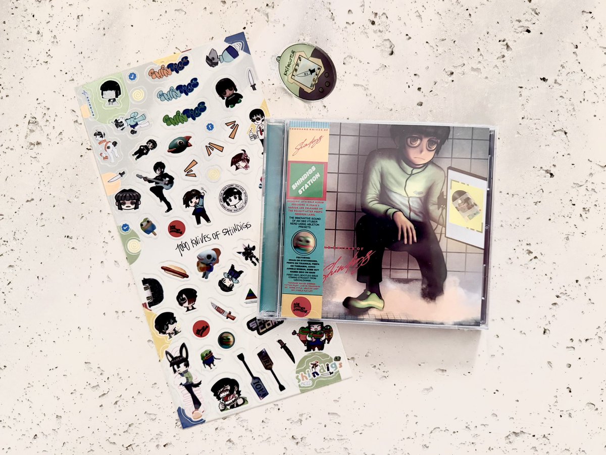 Remember CDs? They’re back. In Shin form. Amazing physical release of music made on stream by <a href="/shindags/">shindigs</a> and <a href="/Orchible/">Arch</a> 🔪🔪🔪