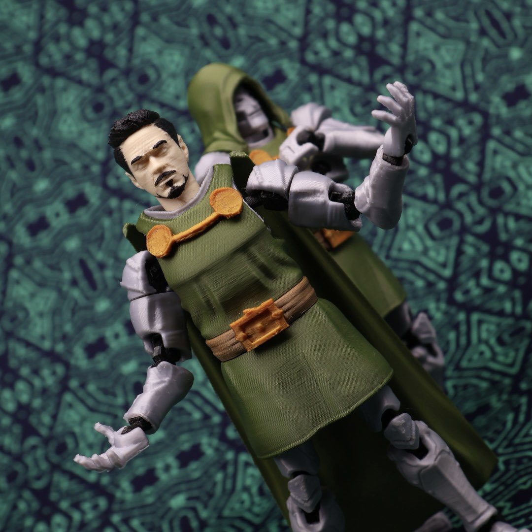Andres_MP11's tweet photo. Doctor Doom – Articulated Edition

My new articulated Doctor Doom figure, inspired by Marvel’s iconic villain and incorporating features from the new version seen in Avengers: Doomsday.

Link: https://t.co/TVwtSGquLh

#DoctorDoom, #MarvelVillains, #AvengersDoomsday, #3Dprinting https://t.co/oPz0YvOvWv