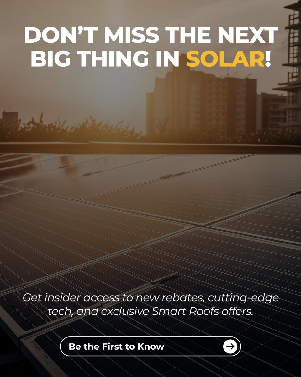 Smart Roofs delivers updates straight to your inbox so you can stay ahead, save more, and make smarter energy choices for your property.

Stay connected and discover what’s next: smartroofsct.com
#SmartRoofsCT #SolarUpdates #SmartEnergy #EnergySavings