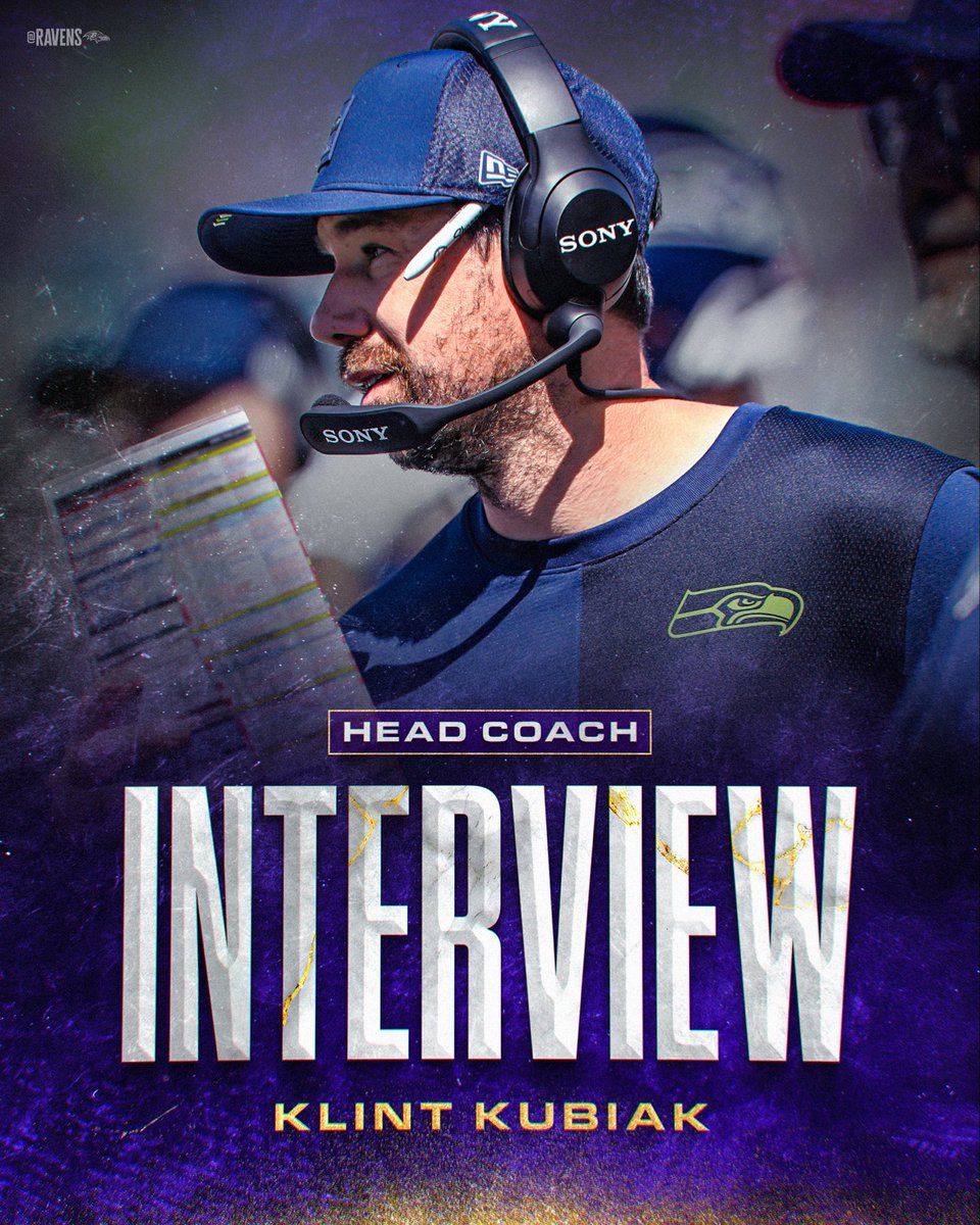 We have completed an interview with Klint Kubiak for our head coach position.