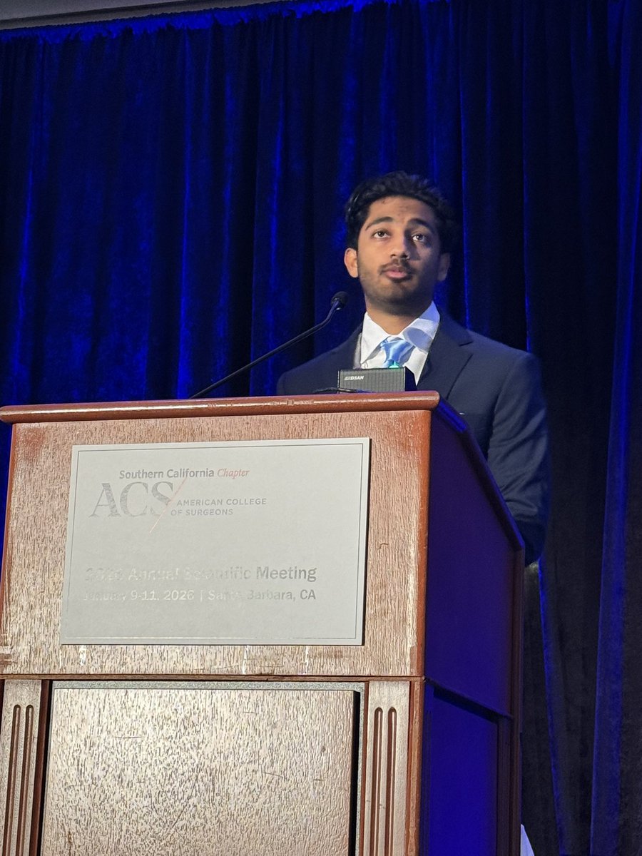 Herniadoc's tweet photo. It’s a great general surgery meeting when the first session has #hernias as two of the four talks. 💪

First up is Dr @HWongMD @USCGenSurg and a great presentation by his medical student Sachin Reddi at @KeckMedicineUSC .

Key takeaway: inguinal hernia repair in the obese has its risks, but it seemed interestingly not that bad:  1.5% higher risk of complications with each BMI unit increase from 30kg/m2. That’s a great data point to use when calculating risk in obese patients. 

#SCACACS26 @SoCalSurgeons