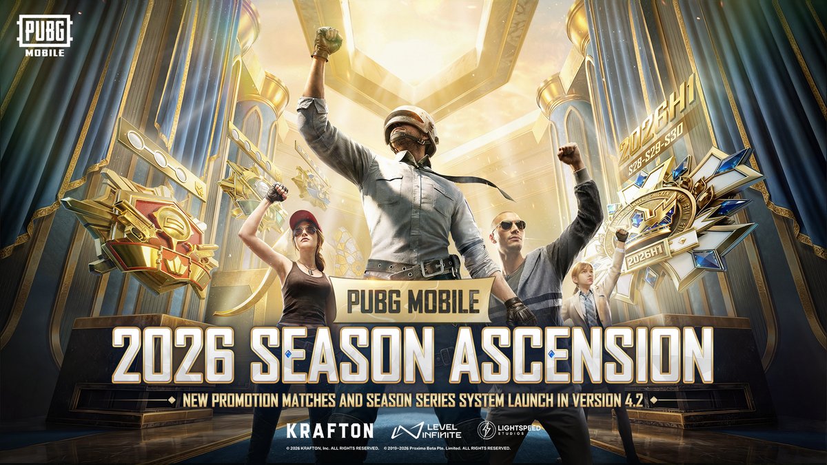 PUBG MOBILE 2026 Season Ascension is here! The all...