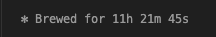 to get rich, you used to need assets to make money as you slept 

now, all you need is a terminal with Claude Code so that your coding agent can run for 11h and dangerously make unsupervised changes to your codebase that you can commit to prod