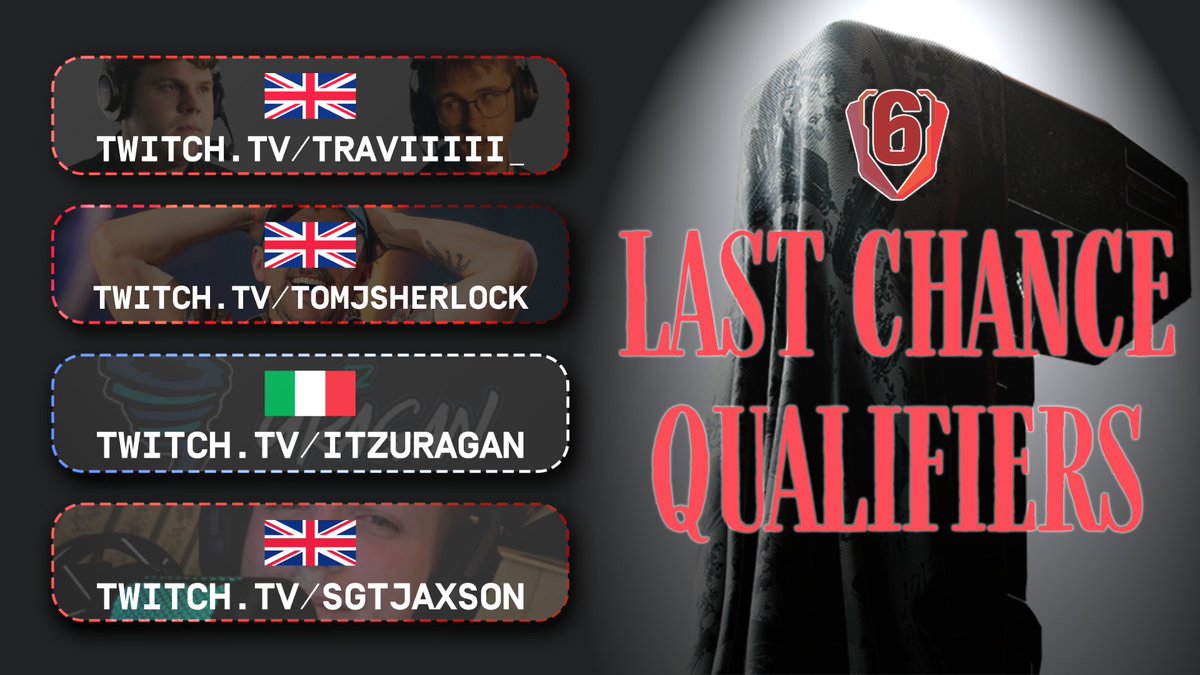 PuffoBob's tweet image. R6 RU SI LCQ are going LIVE TODAY🔥

Check out all the action that will be brought to you by all these fantastic community streamers/casters🗣️

Starting 19.00 CET, there will be 2 Bo3s to kick things off for today, with more continuing through official broadcast tomorrow!