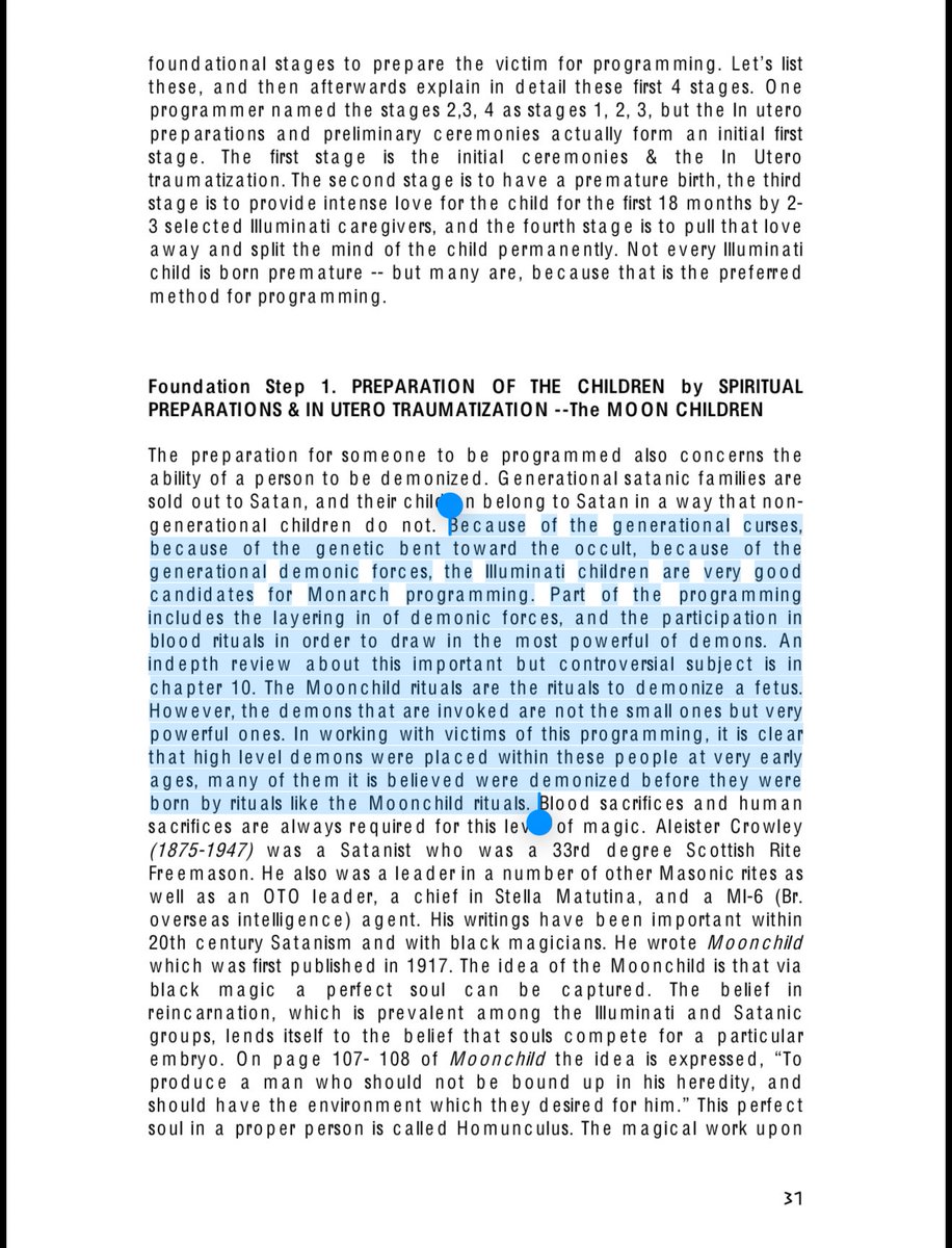 nikkinoelle7's tweet image. #moonchild rituals #satanicritualabuse #sra 

From: The Illuminati Formula Used to
Create anUndetectable Total Mind Controlled Slave By Fritz Springmeier and
Cisco Wheeler