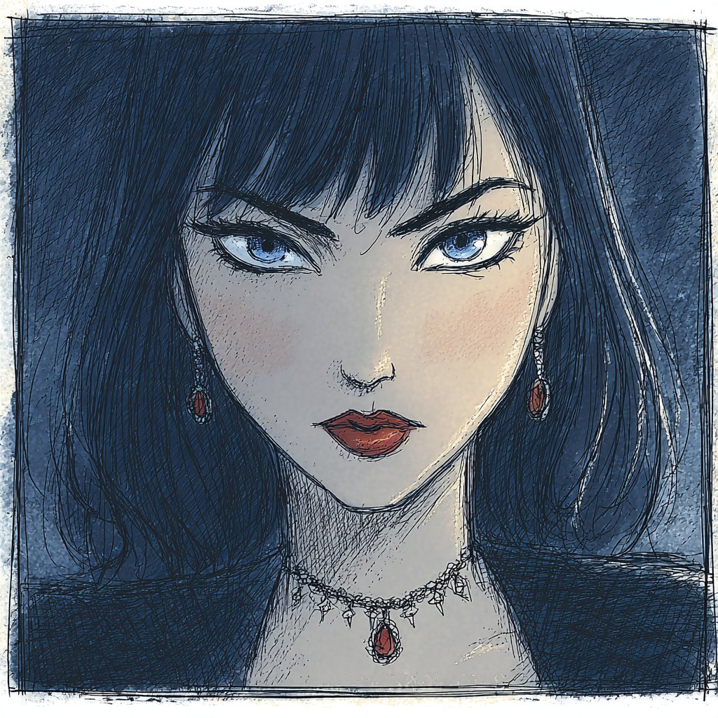 Ink and watercolor panels