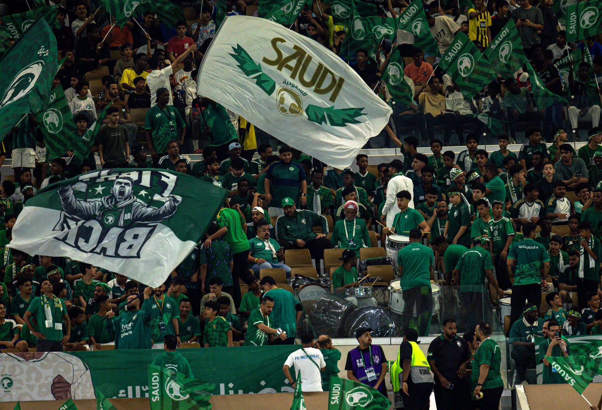 نهاية الشوط الأول. السعودية 1 2 الأردن #السعودية_الأردن 