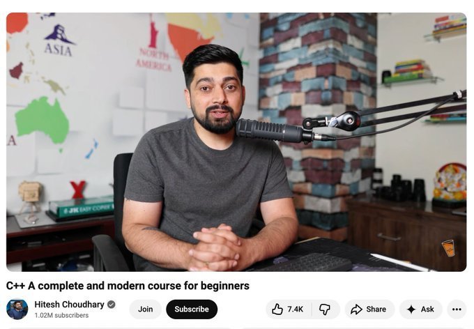 swapnakpanda's tweet image. 15 YouTube Complete Programming Courses for 2026:

1. Python
youtube.com/playlist?list=…

2. SQL
youtube.com/playlist?list=…

3. Java
youtube.com/playlist?list=…

4. JavaScript
youtube.com/playlist?list=…

5. C++
youtube.com/watch?v=FpfHmA…

6. Rust
youtube.com/playlist?list=…

7. TypeScript…