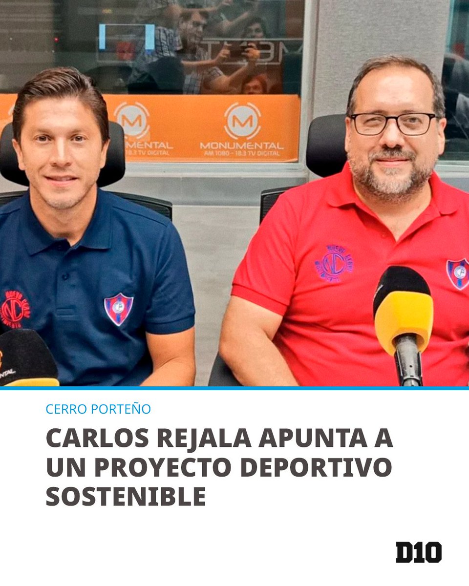 🗣️ El candidato a la presidencia azulgrana fue claro: “Voy a estar adentrado 100% al fútbol, existen otros deportes amateur, pero yo voy a delegar eso, no me voy a distraer en el objetivo que es conseguir logros deportivos en fútbol de campo”.

⚽️ Nota: d10.ultimahora.com/carlos-rejala-…