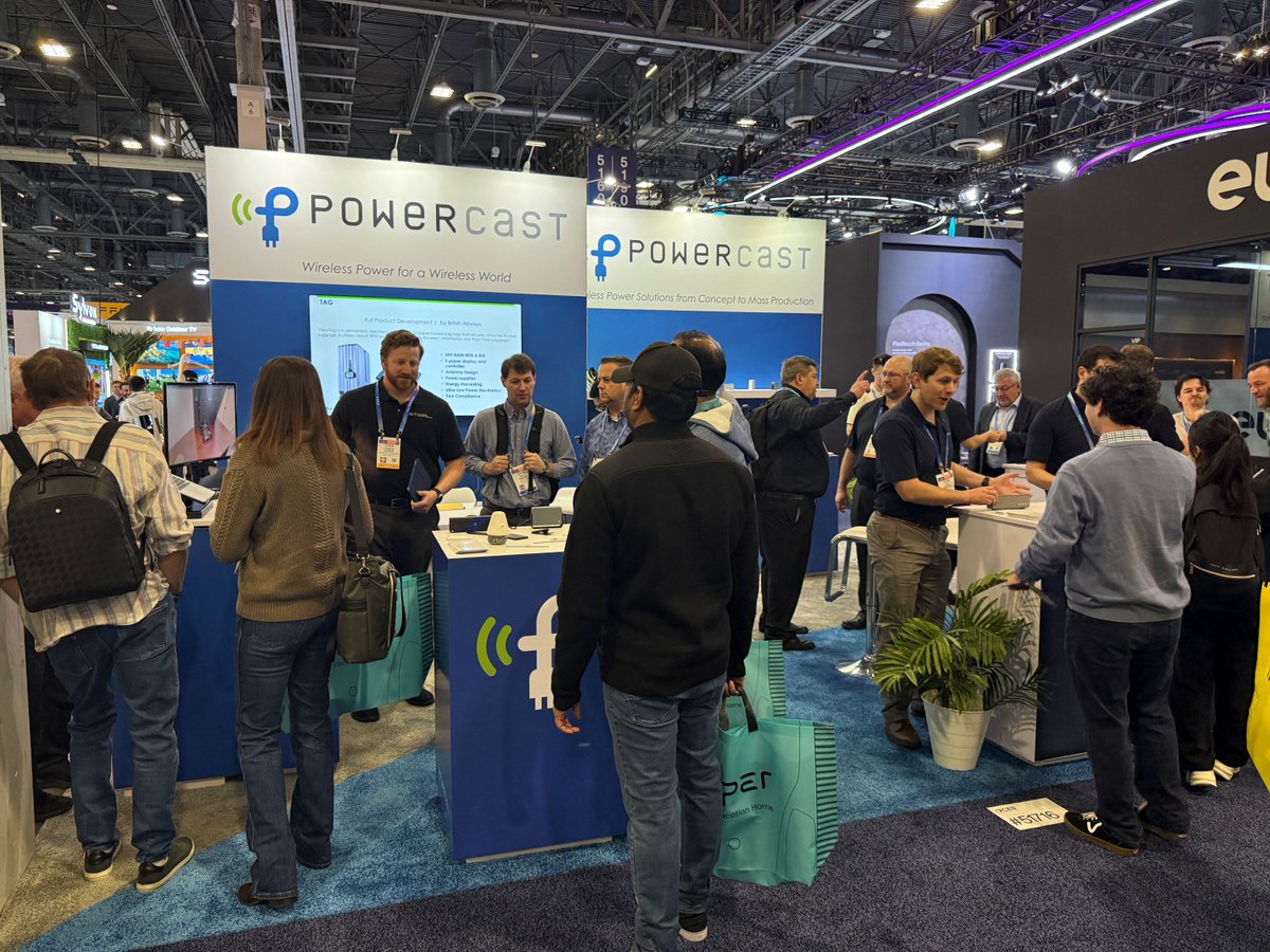powercastco's tweet image. It’s the final day of CES 2026! 

If you haven’t stopped by yet, there’s still time to see how Powercast is delivering wire-free, battery-free power built for real-world applications.

📍 Venetian | Booth #51716

#CES #CES2026 #Powercast #Wirelesspower