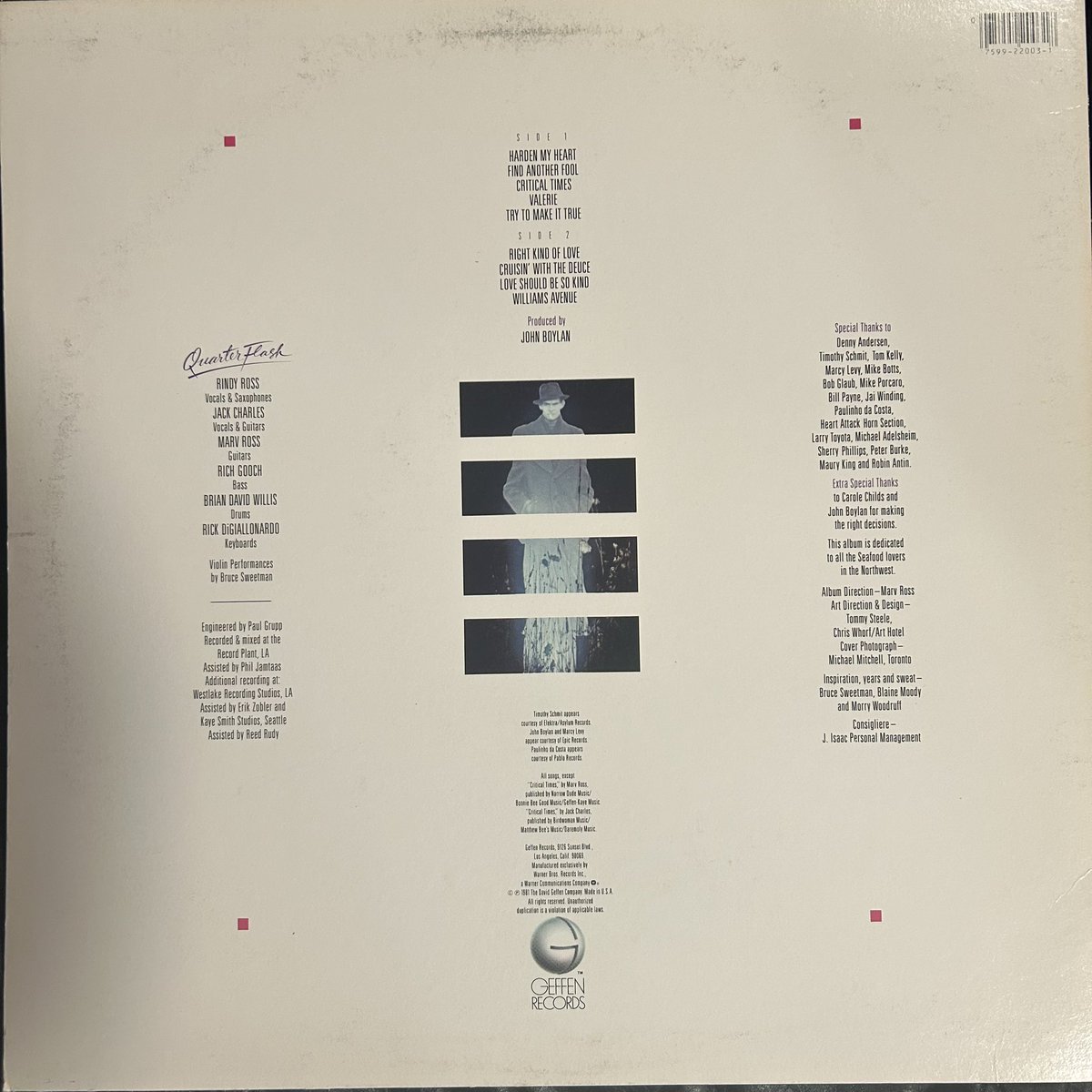 VariationsVinyl's tweet image. #AtoZ -The Redux- (Letter Q)  
#Quarterflash “Quarterflash” 1981  
Debut studio album. New wave/pop-rock with R&amp;amp;B edge—Rindy Ross's soaring vocals on “Harden My Heart” became the massive hit, plus strong tracks like “Find Another Fool.”  #nowspinning #vinyl #vinylcommunity