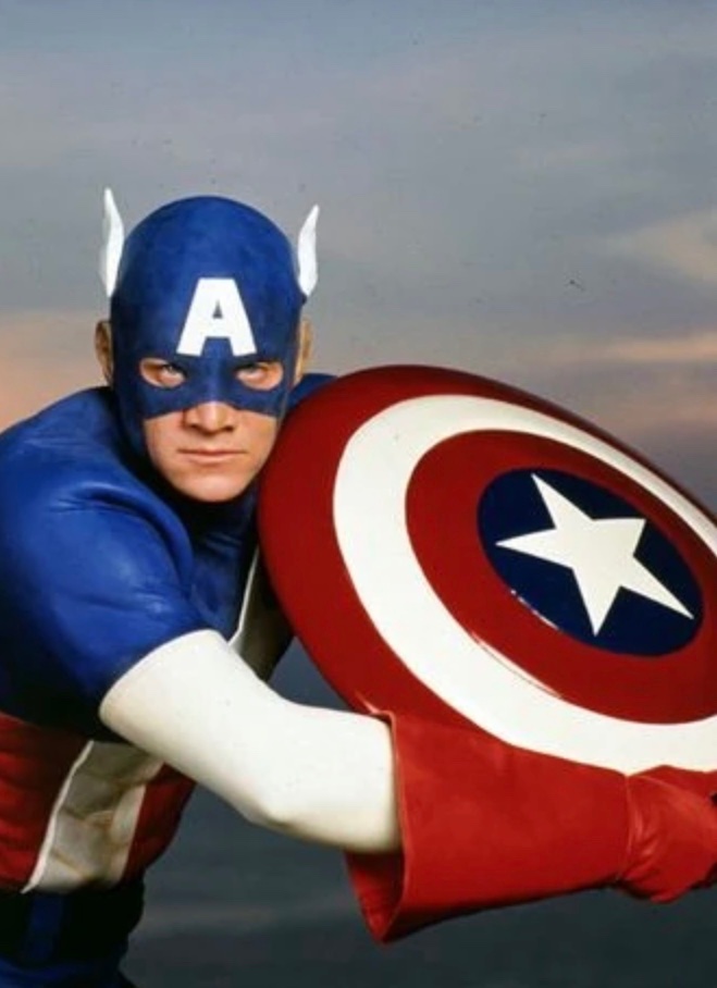 Probably not appearing in Doomsday/ Secret Wars

Earth-697064

Captain America/ Steve Rogers played by  Matt Salinger (son of Catcher in the Rye author 
JD Salinger)