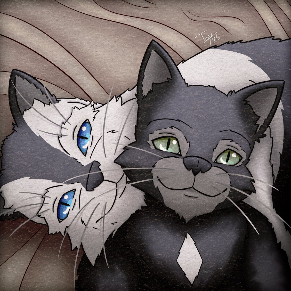 Tiny_Drawings's tweet image. Al parecer ya que se hizo canon, vamoooooos! jajajaja. 

Aun no llego a eso pero poco a poco, apenas inicie el segundo arco de toooda la saga jajajaja.

#Warriors #warriorcats #warriorcatsart