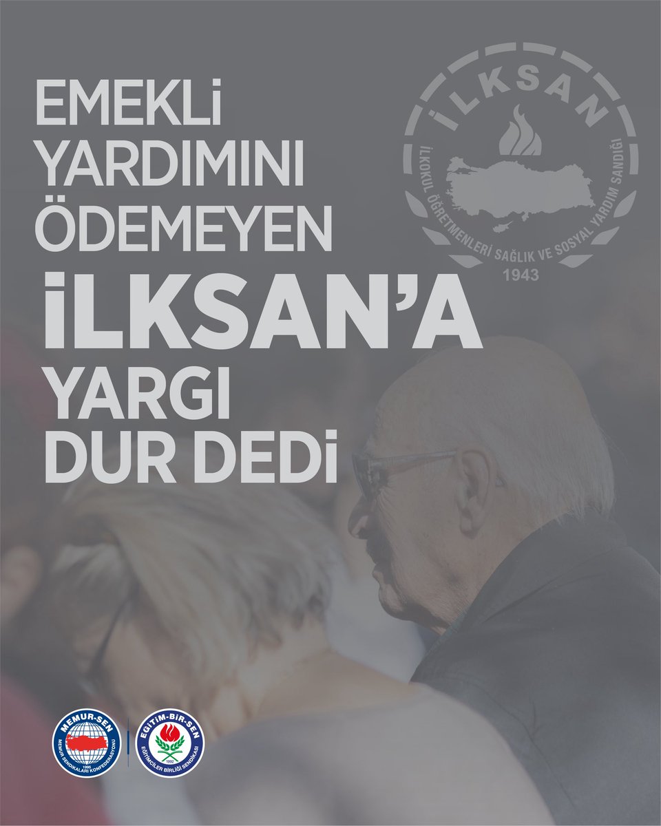İLKSAN’I BU ZİHNİYET YÖNETİYOR

İLKSAN, 10 yıl boyunca aidatını aldığı üyenin öğretim görevlisi olarak üniversiteye geçmesinden mutlu olup talep ettiği emeklilik  yardımını ödemek yerine mahkeme yolunu gösteren bir zihniyet tarafından yönetiliyor.

👉🏽 10 yıl boyunca aidat ödemiş