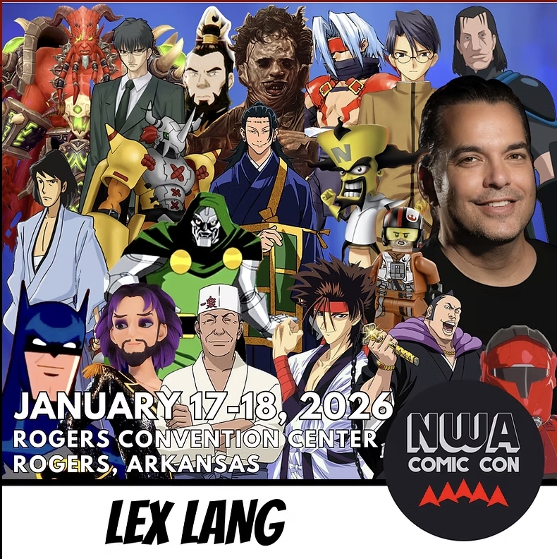 SandyFoxWorld's tweet image. Join us next weekend for Northwest Arkansas Comic Con! Visit nwacomiccon.com for tickets and details!! #anime #comicon #arkansas #animation
@LexLang @sandyfoxworld #NWAComicCon #jjk #sailormoon #lexlang #sandyfox