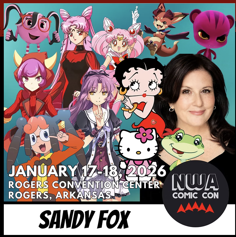 SandyFoxWorld's tweet image. Join us next weekend for Northwest Arkansas Comic Con! Visit nwacomiccon.com for tickets and details!! #anime #comicon #arkansas #animation
@LexLang @sandyfoxworld #NWAComicCon #jjk #sailormoon #lexlang #sandyfox