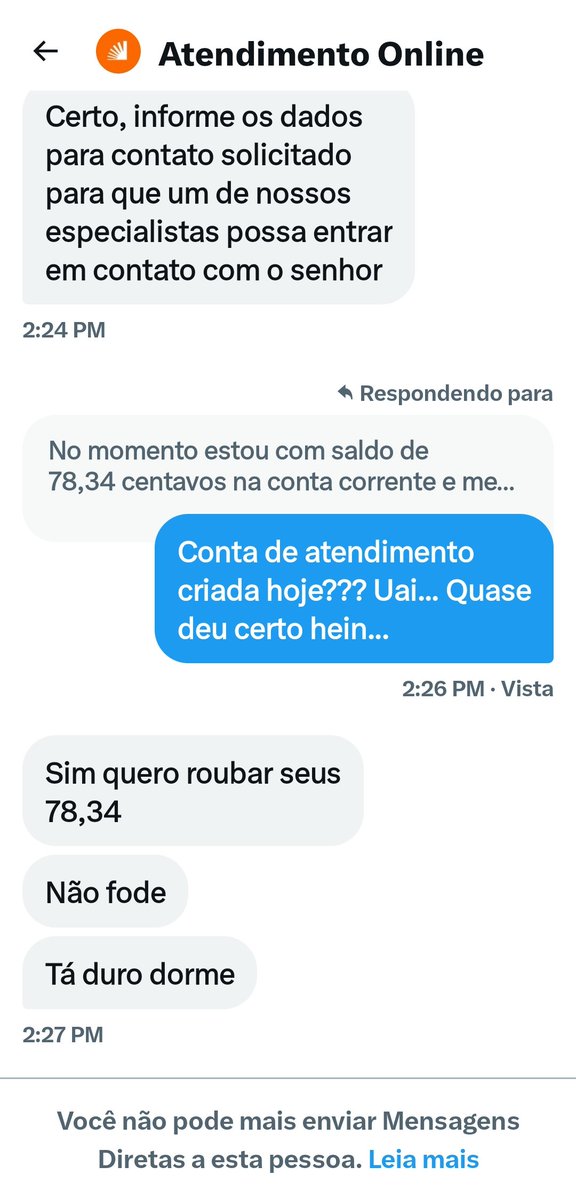 O ladrão burro tentando se passar pelo atendimento do <a href="/interbr/">Inter, seu Super App Financeiro</a> kkkkkkkkkk
