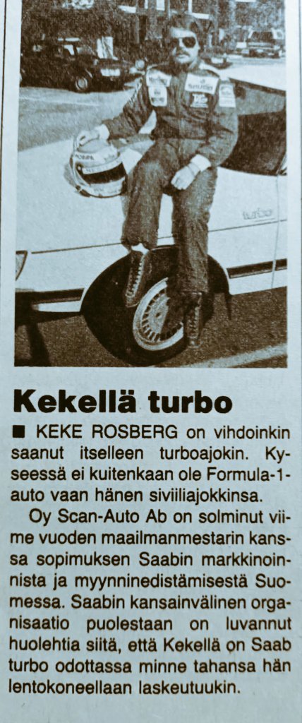 Kyllä ennen osattiin myynnin- ja markkinoinnin edistäminen. Olisi kelvannut Kekelle räätälöity toimintamalli myös itselle 😎. Ei vaan markkina-arvo vissiin riitä 🙃 #avgeek #Saab