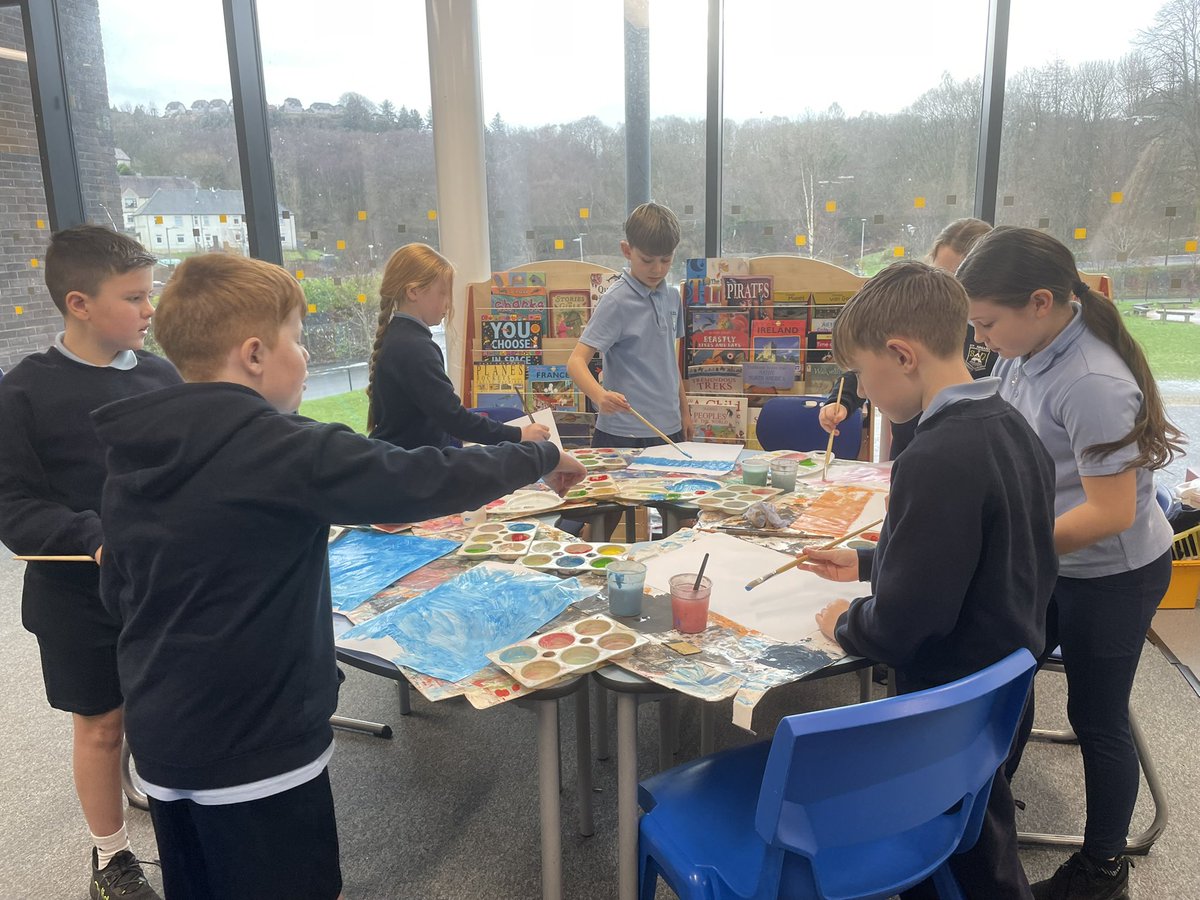 Painting in P5 today!