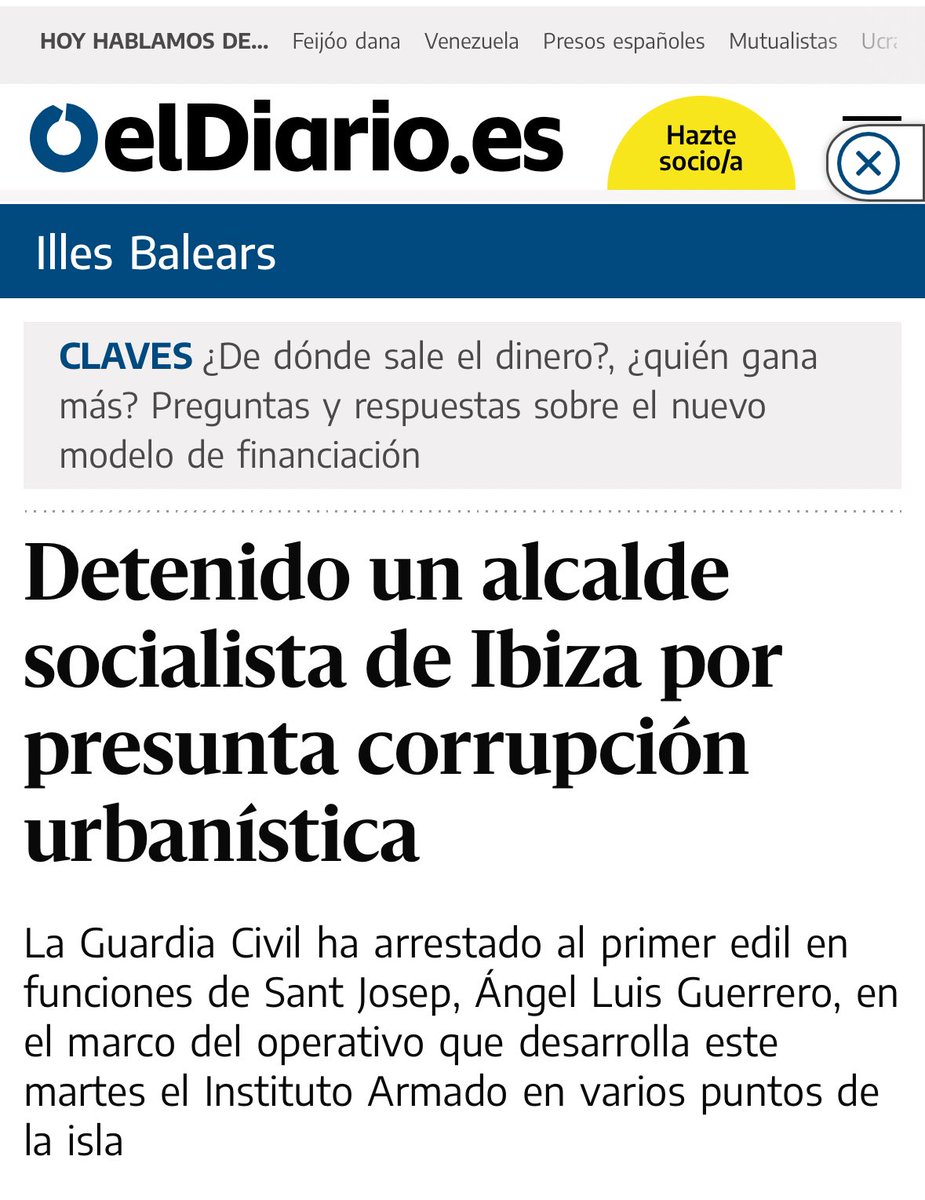 👋 Hombre, siempre pendiente de todo menos de trabajar

Así van los dos últimos alcaldes que tuvisteis en Ibiza (donde ya no tenéis ninguno)

Después de los peores resultados de vuestra historia, vais a todo tren para quedaros fuera del arco parlamentario

Este 🚂 sí que no falla
