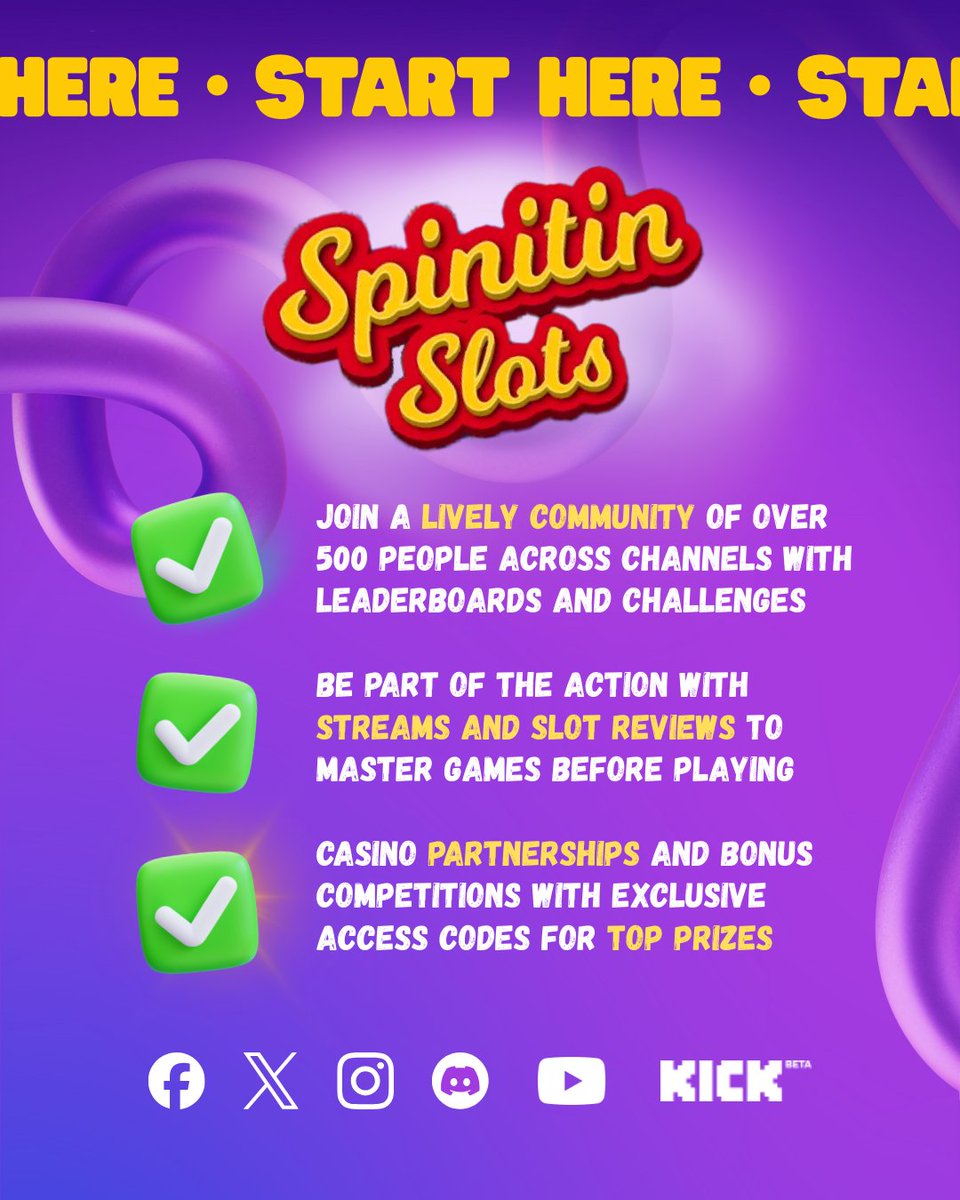SpinitinSlots's tweet image. Welcome to Spinitin Slots Europe! 🎰 

Here you’ll find everything about our live times, YouTube and Kick streams, achievements, prizes, offers, giveaways, and highlights of our biggest slot wins. Hit the link below to find out more.

📷spinitin.com
