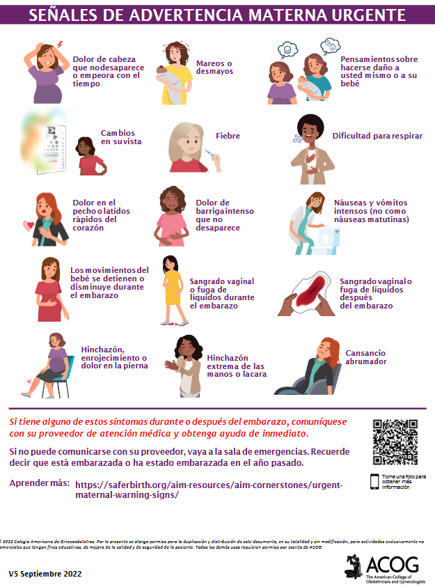 Approx. 700 pregnancy-related deaths occur every year in the United States and roughly 50% of these occur between 7-365 days postpartum. The best way to be prepared is to be aware!
Click below for warning signs you should be aware of. 
saferbirth.org/aim-resources/…